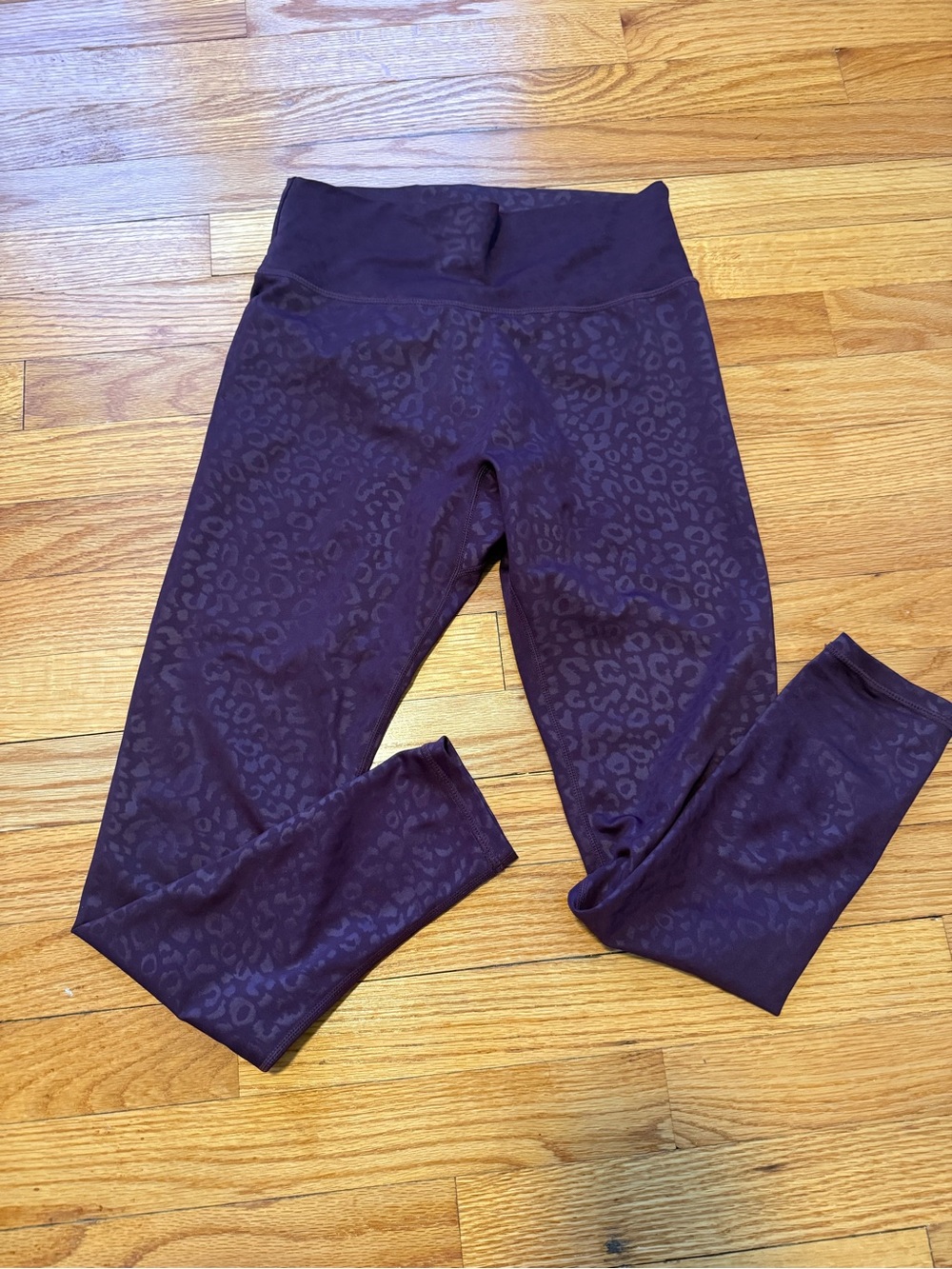 BuffBunny Plum Leopard-Print Active Leggings